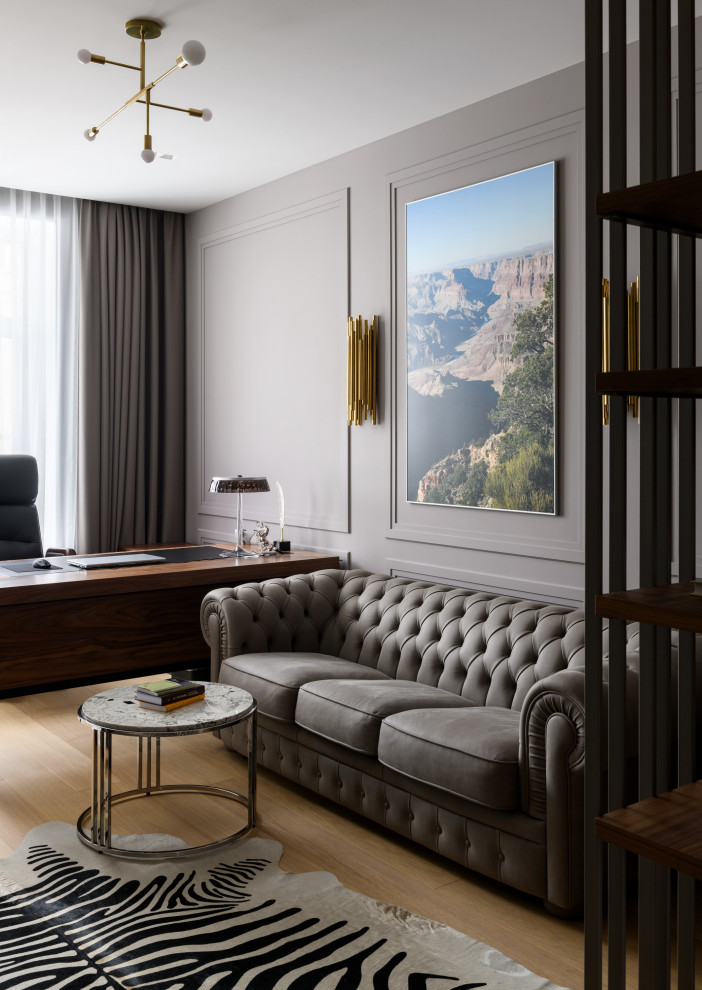 Частный интерьер в ЖK Бульварный, 2021 г