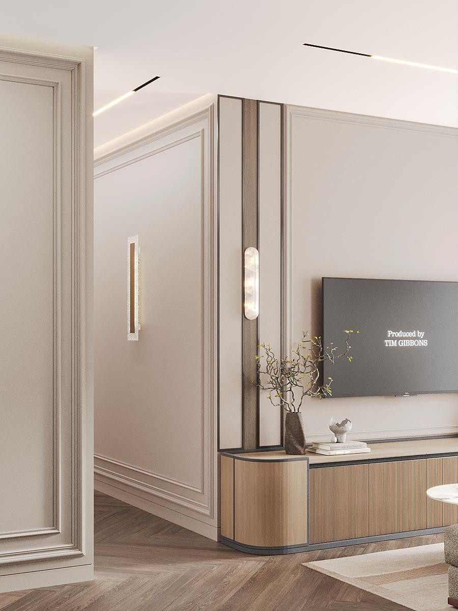 Современный интерьер с теплой атмосферой и эко-акцентами