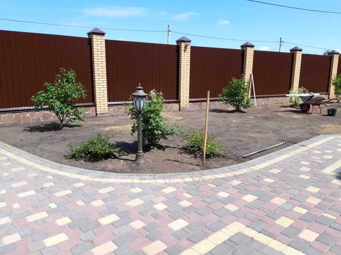 Landscape design of the territory (Oryol region)