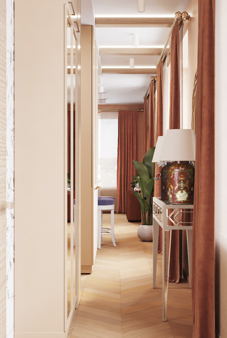 Коридор. Вид в сторону гостиной.