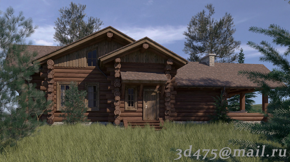 проект дома, ручная рубка.