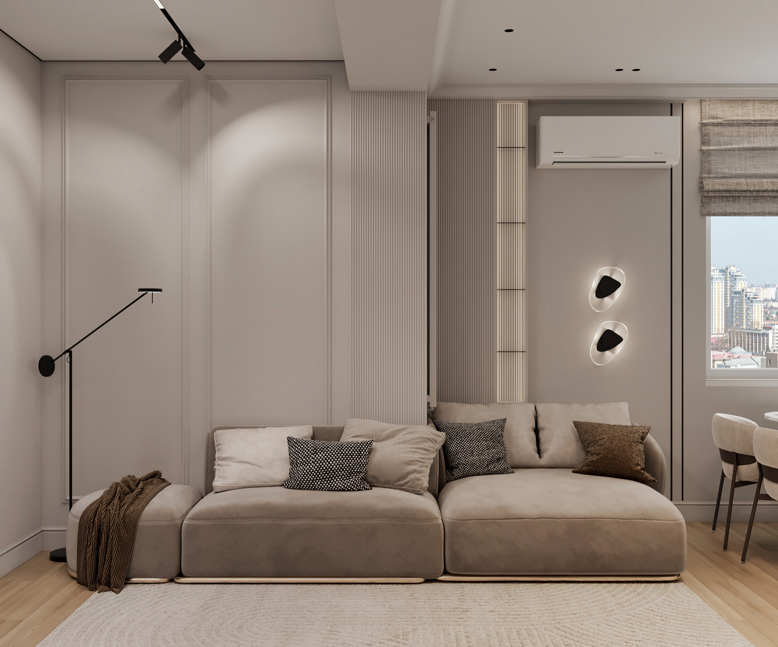 Кухня гостиная на ул. Воеводина г.Екатеринбург