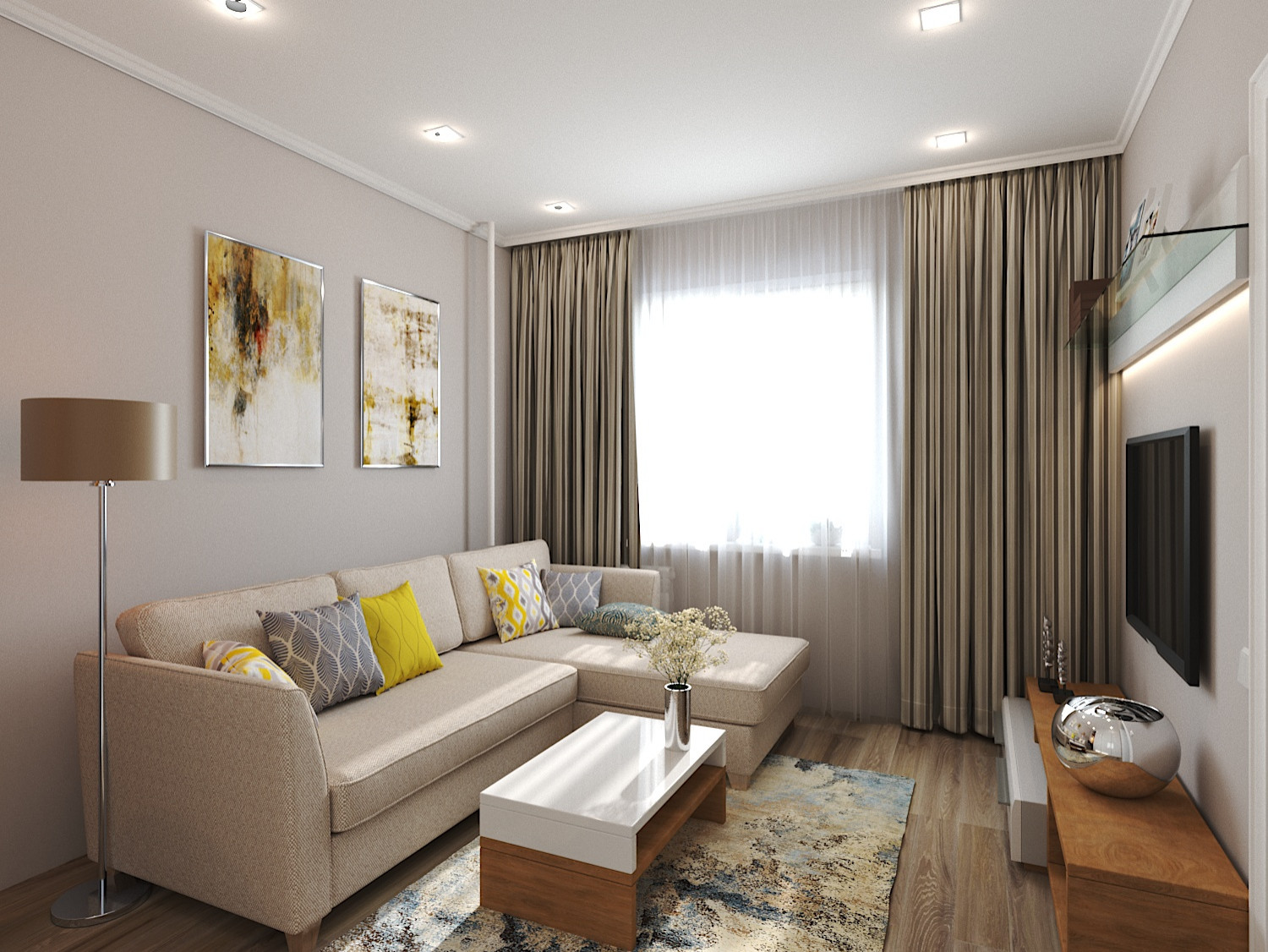 Обложка проекта: 1- комнатная квартира в Сыктывкаре