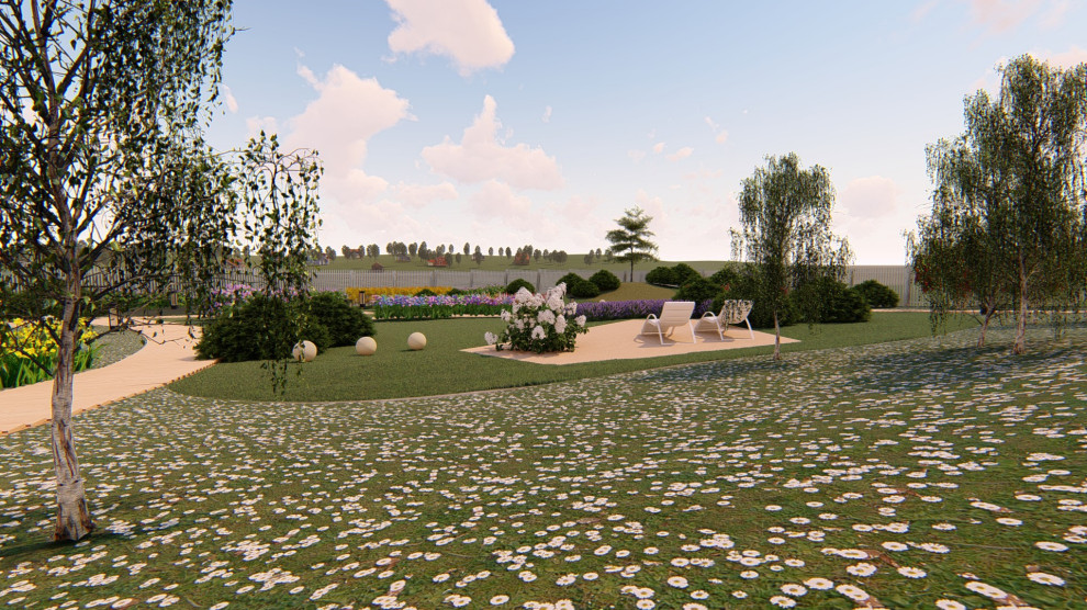 Проект ландшафтного благоустройства в посёлке Ушаково