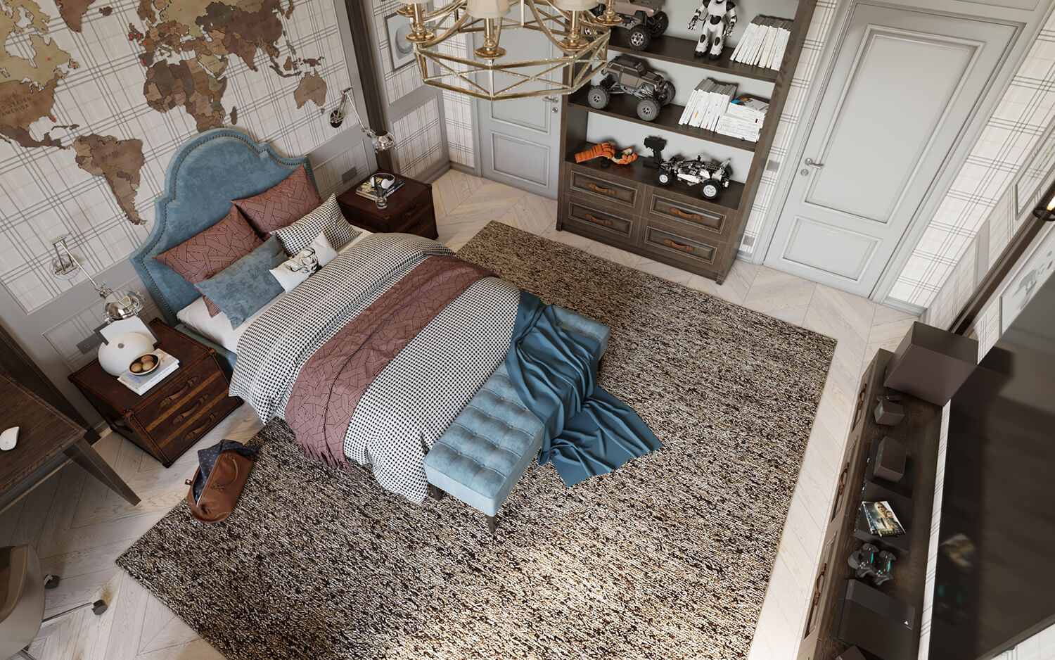 Дизайн интерьера жилого дома. Современная классика.