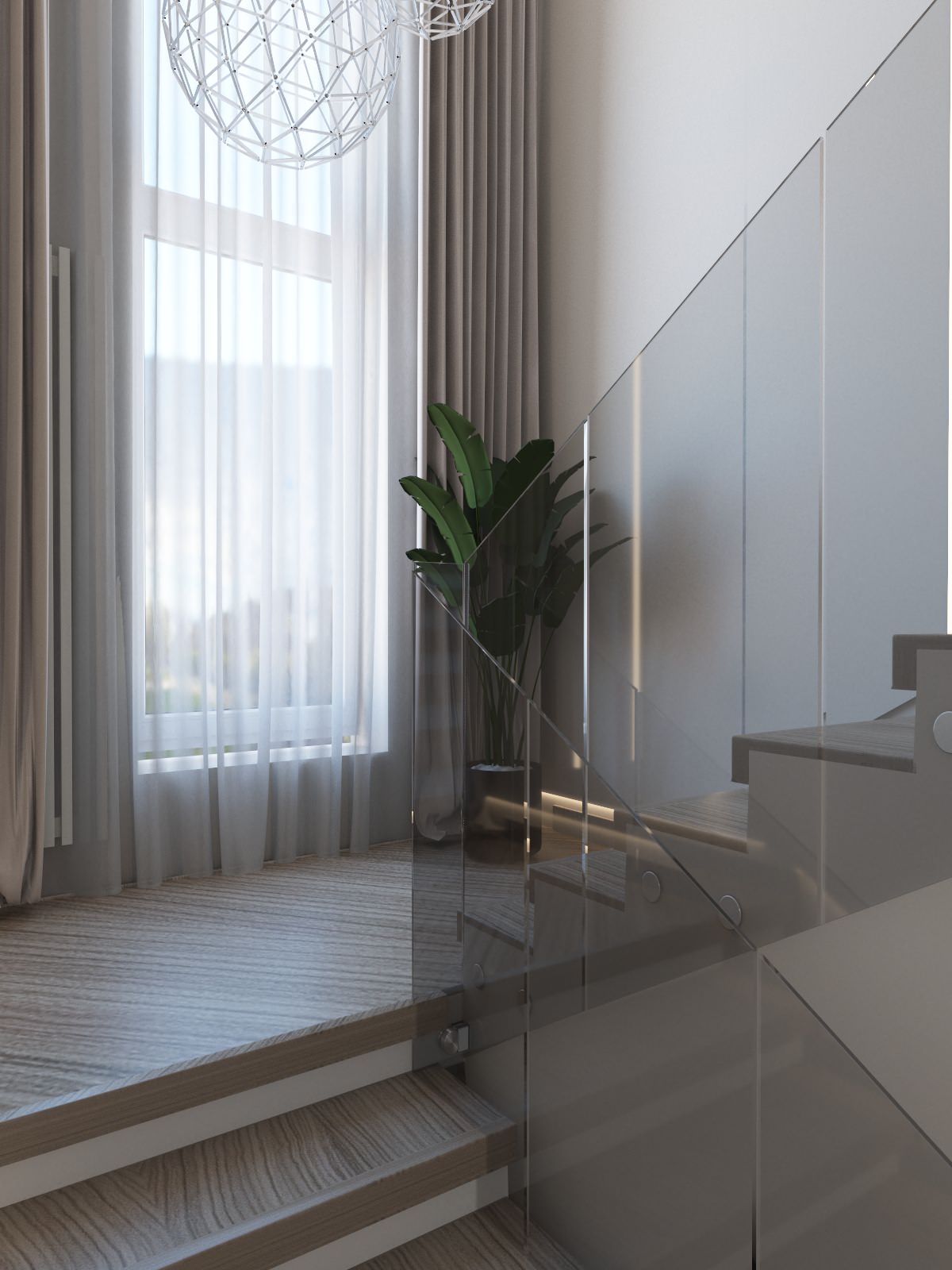 Двухэтажный дом для семьи с тремя детьми.