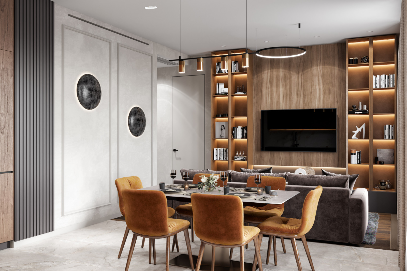 Квартира 108 кв.м. в современном стиле в ЖК CITY Park.