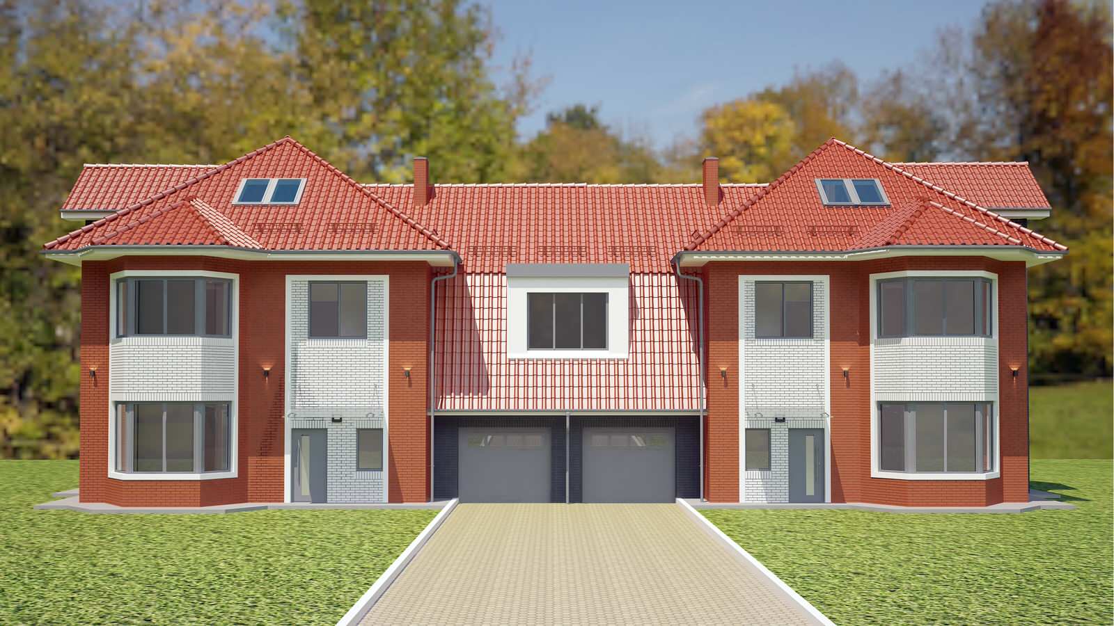 Обложка проекта: Оформление фасада частных домов