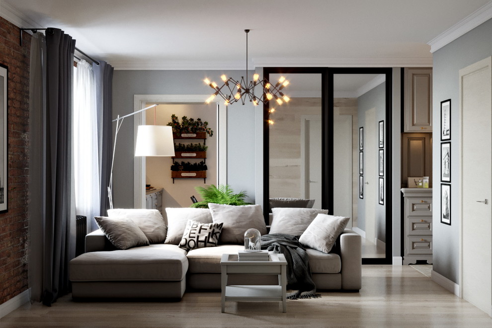 Двухкомнатная квартира в стиле лофт