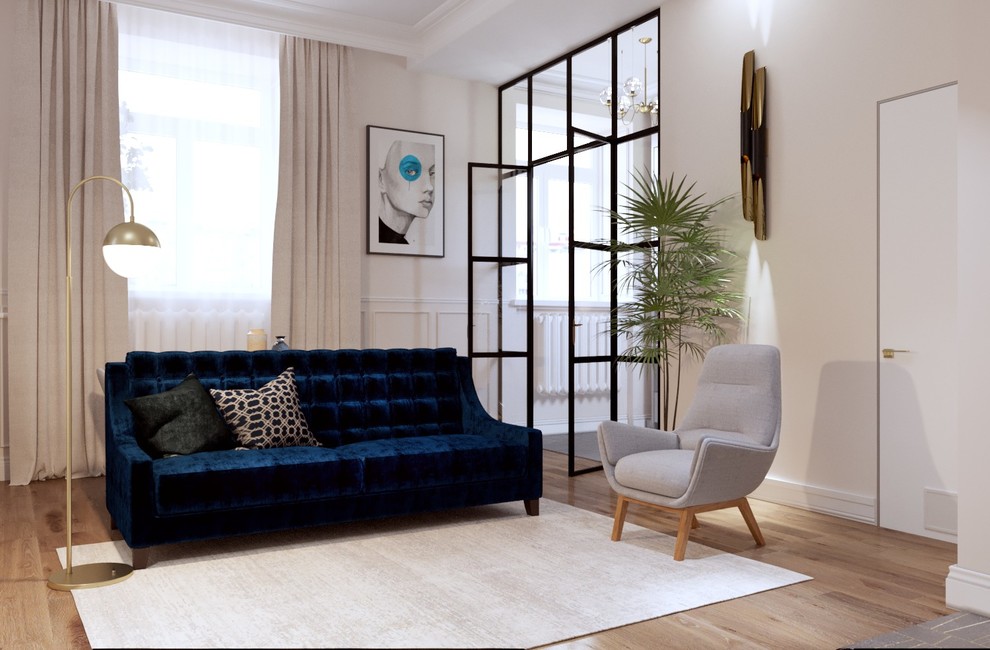 Обложка проекта: Квартира с перепланировкой в "сталинском доме"