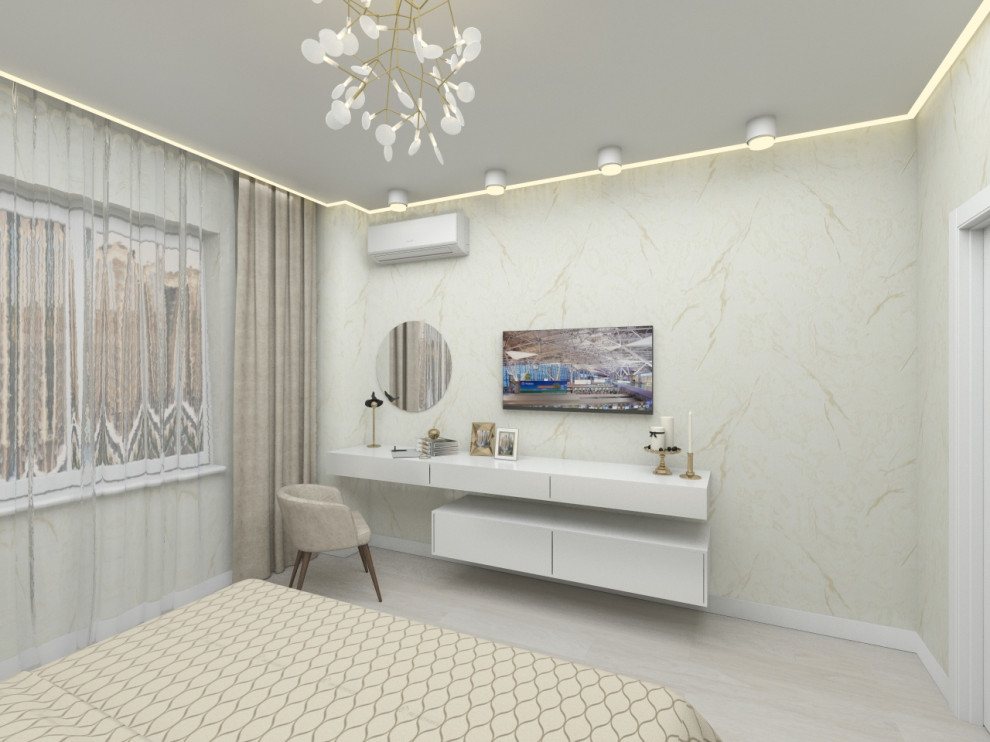 Современный интерьер в светлых тонах