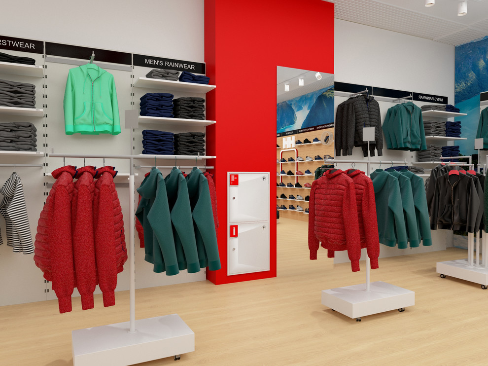 Визуализация магазина для Helly Hansen