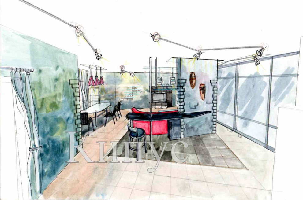 Обложка проекта: Современно, просторно, легко