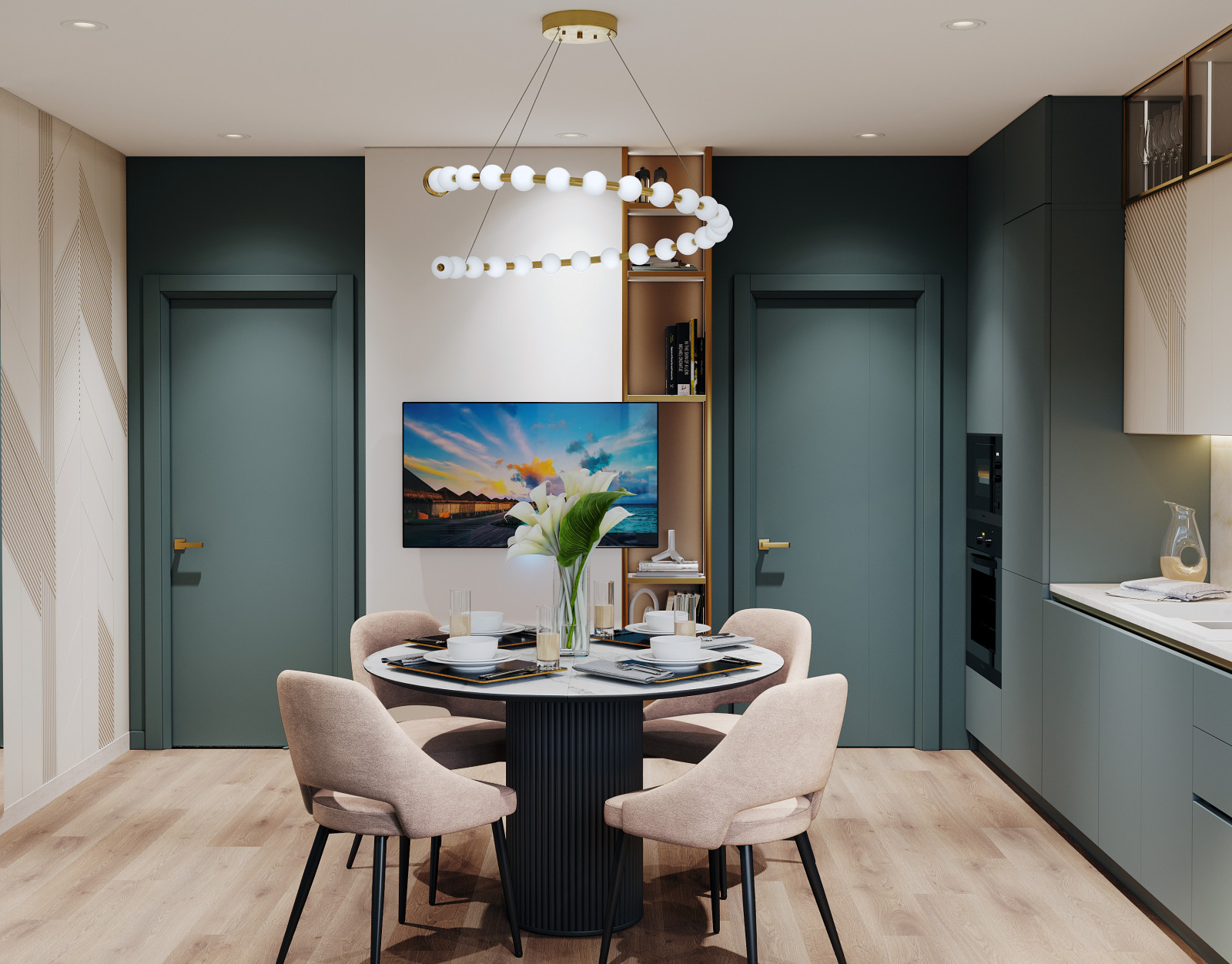 Обложка проекта: Интерьер Евро 3-х комнатной квартиры