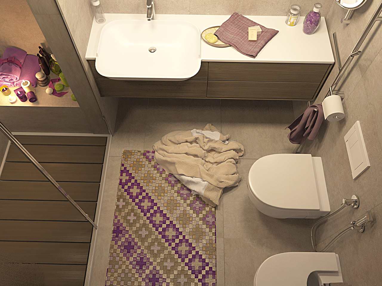 Двухэтажная квартира. Милан, Италия