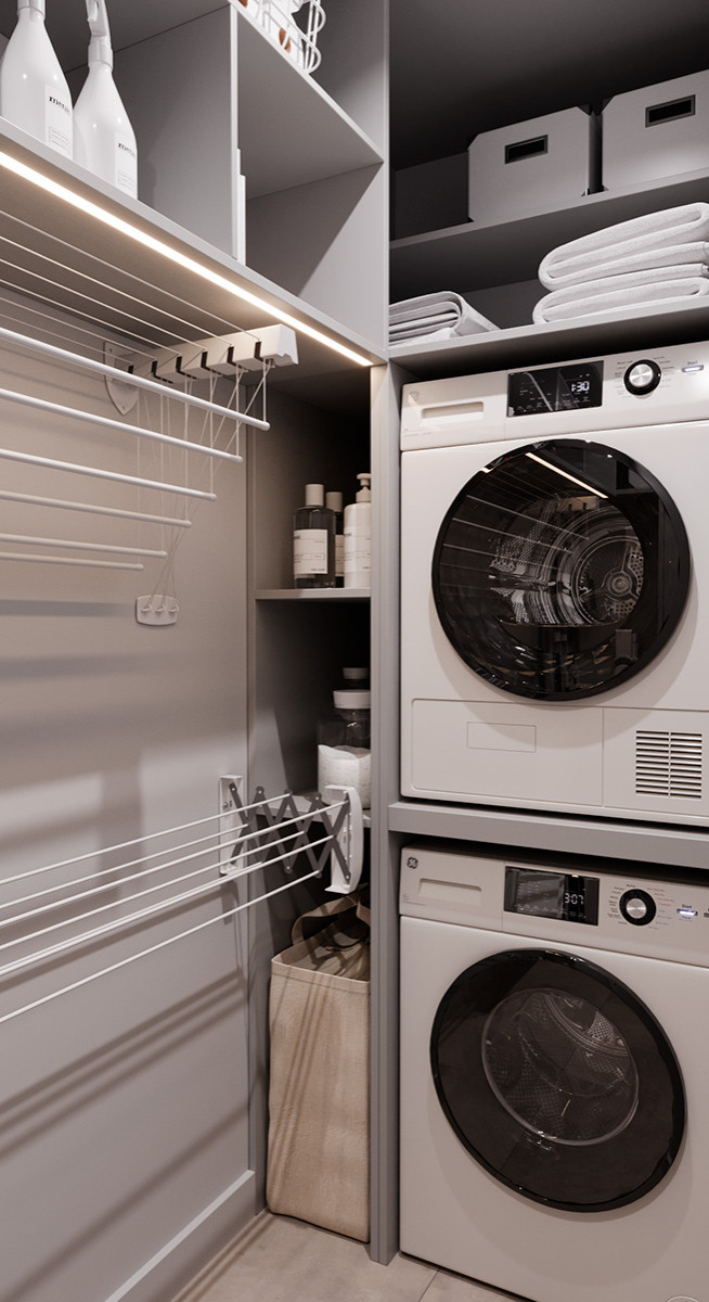 Евро трехкомнатная квартира в современном стиле ЖК Атмосфера