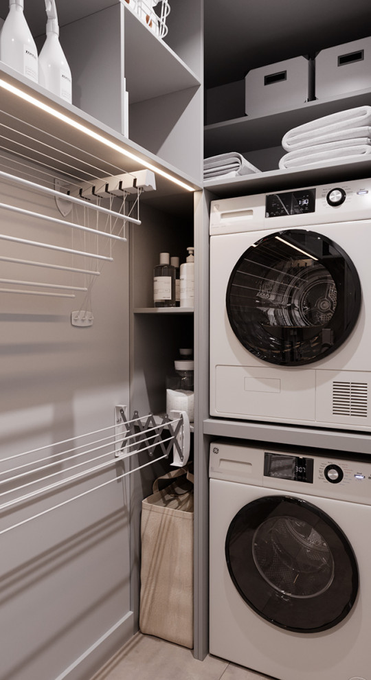 Евро трехкомнатная квартира в современном стиле ЖК Атмосфера