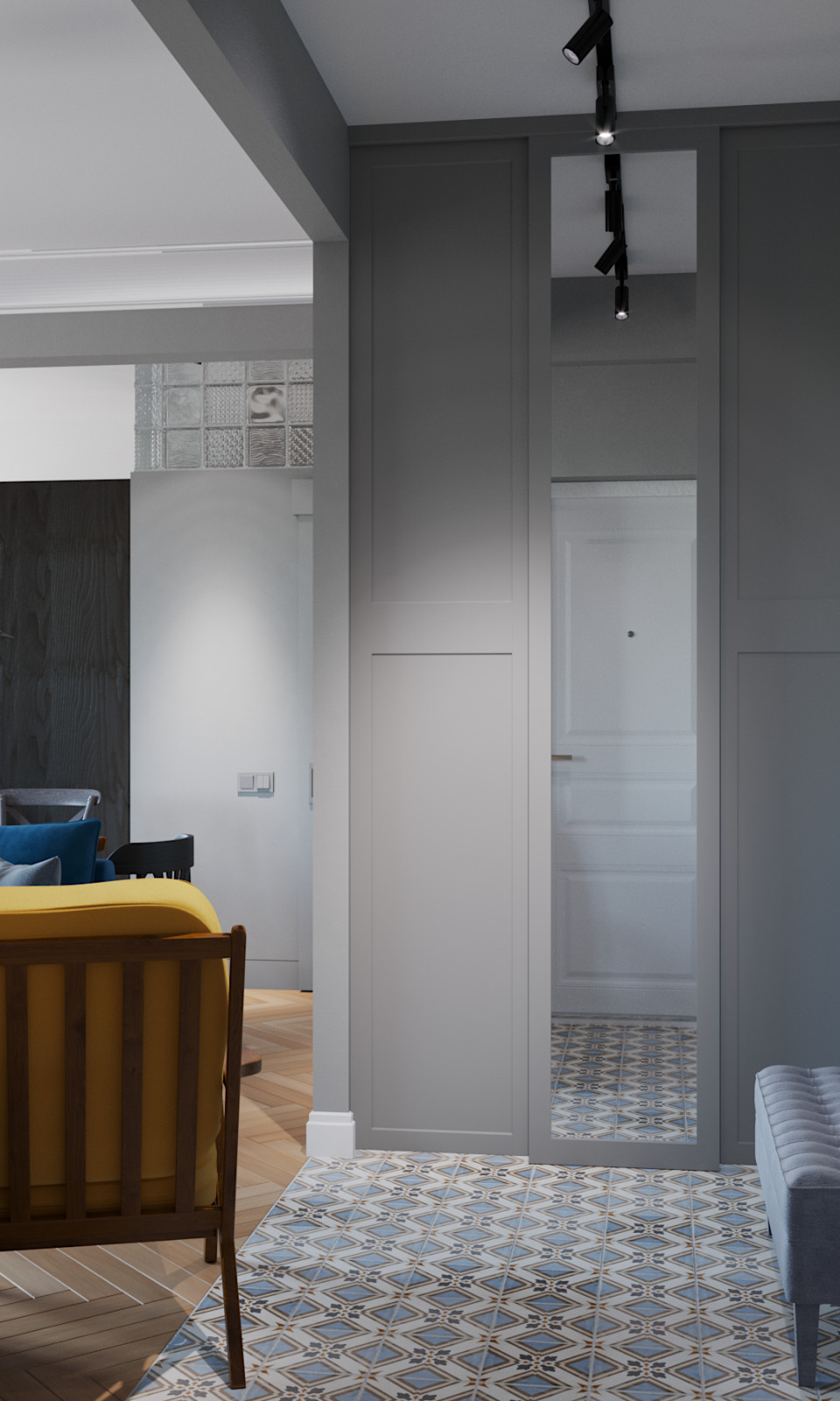 Квартира в сталинке (Кухня-гостиная)