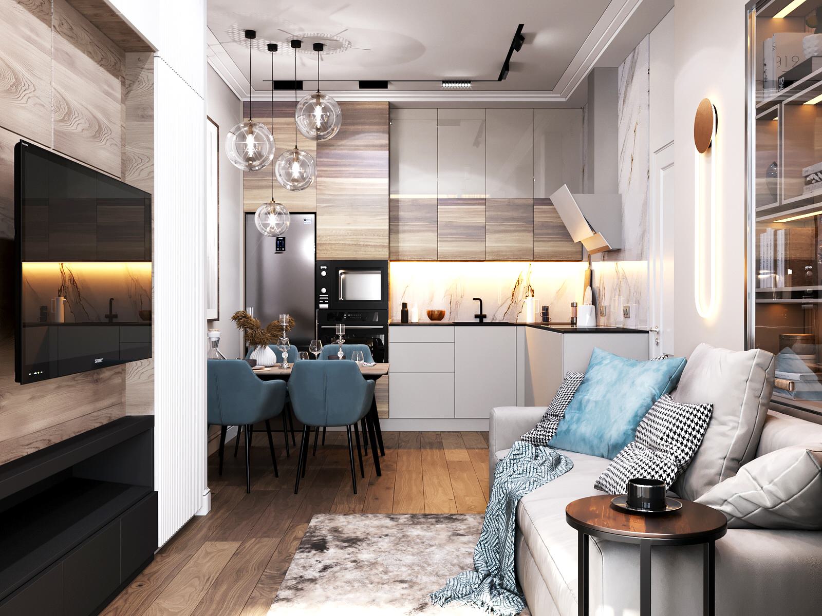 ЖК Символ, 3х комнатная квартира в МСК