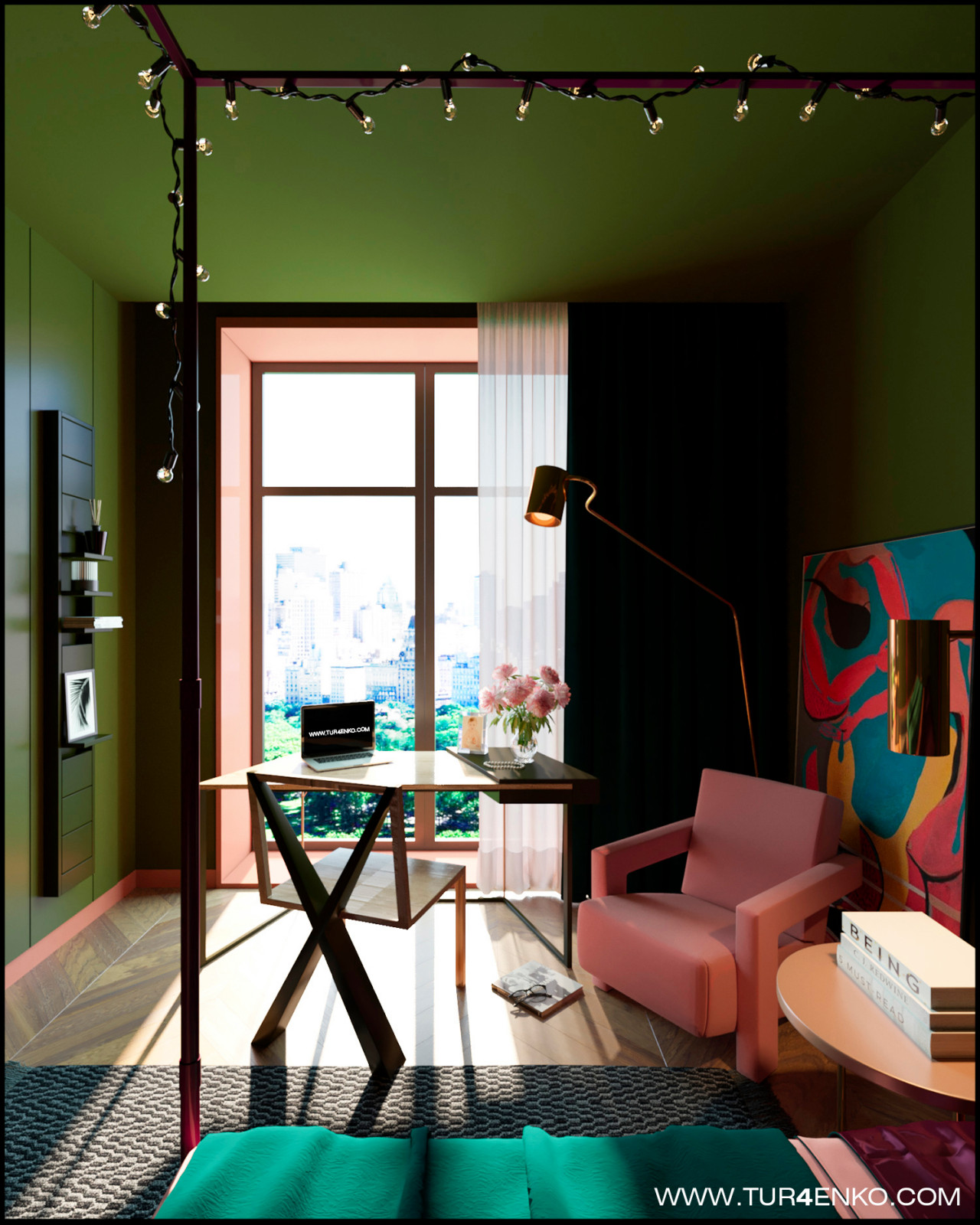 Неординарный дизайн квартиры в стиле контемпорари в ЖК "ЗИЛАРТ"