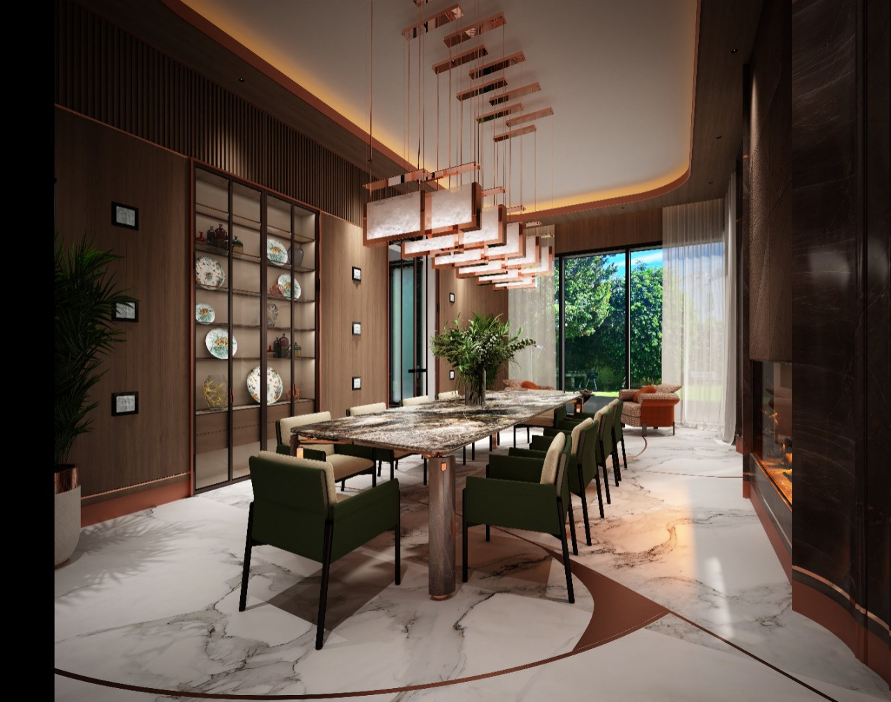 Дизайн интерьера загородного дома в поселке «Лесной простор»