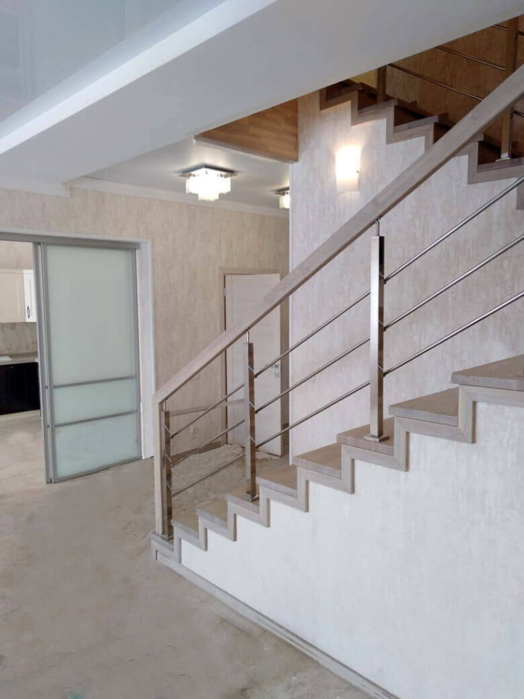 Обшивка лестницы