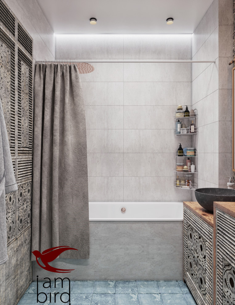 Бохо-Шик в историческом районе Москвы 80 кв.м