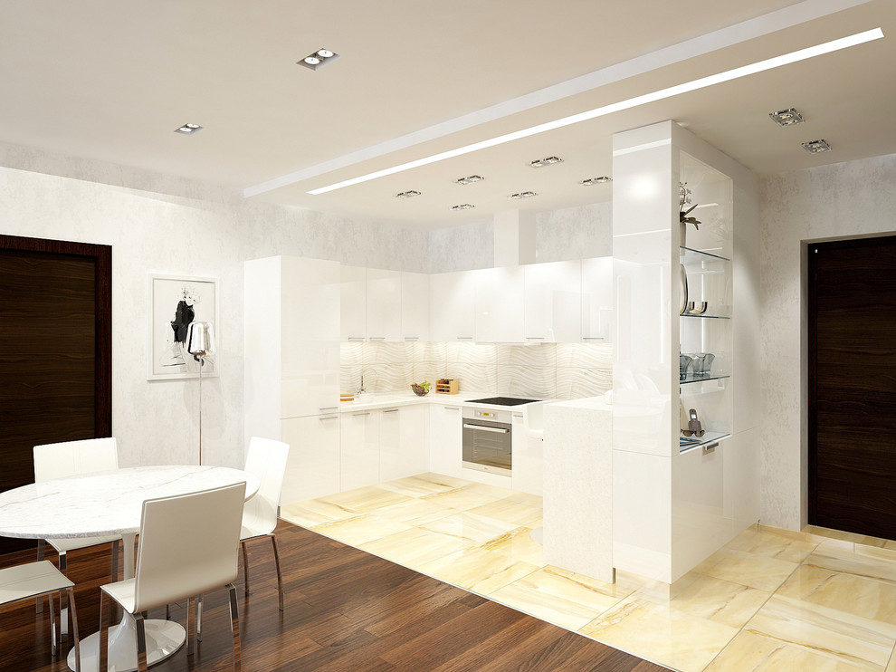 Luce Argento Apartment Interior in Modern Style