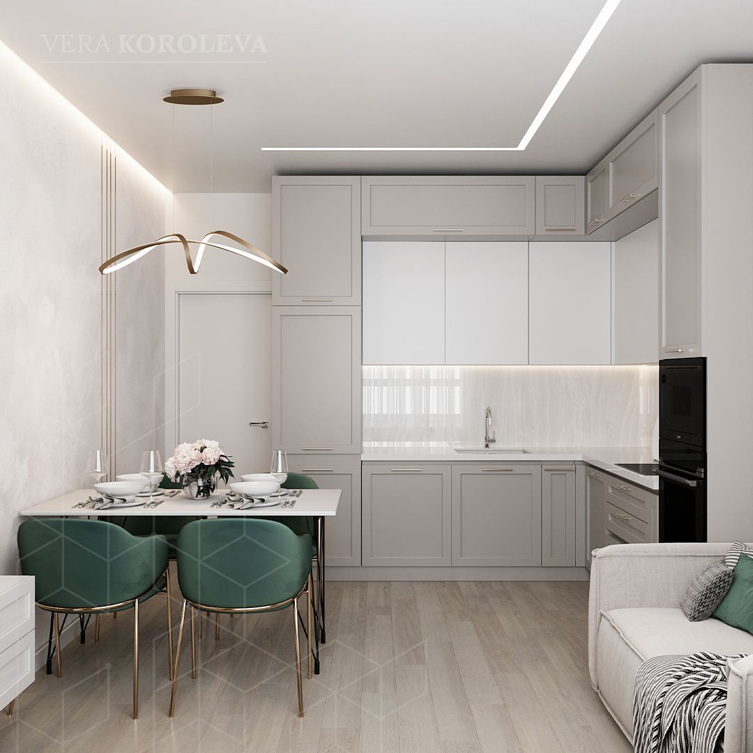 Дизайн-проект двухкомнатной квартиры в Москве в ЖК "Первый Московский"