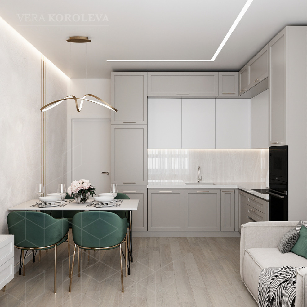 Дизайн-проект двухкомнатной квартиры в Москве в ЖК "Первый Московский"