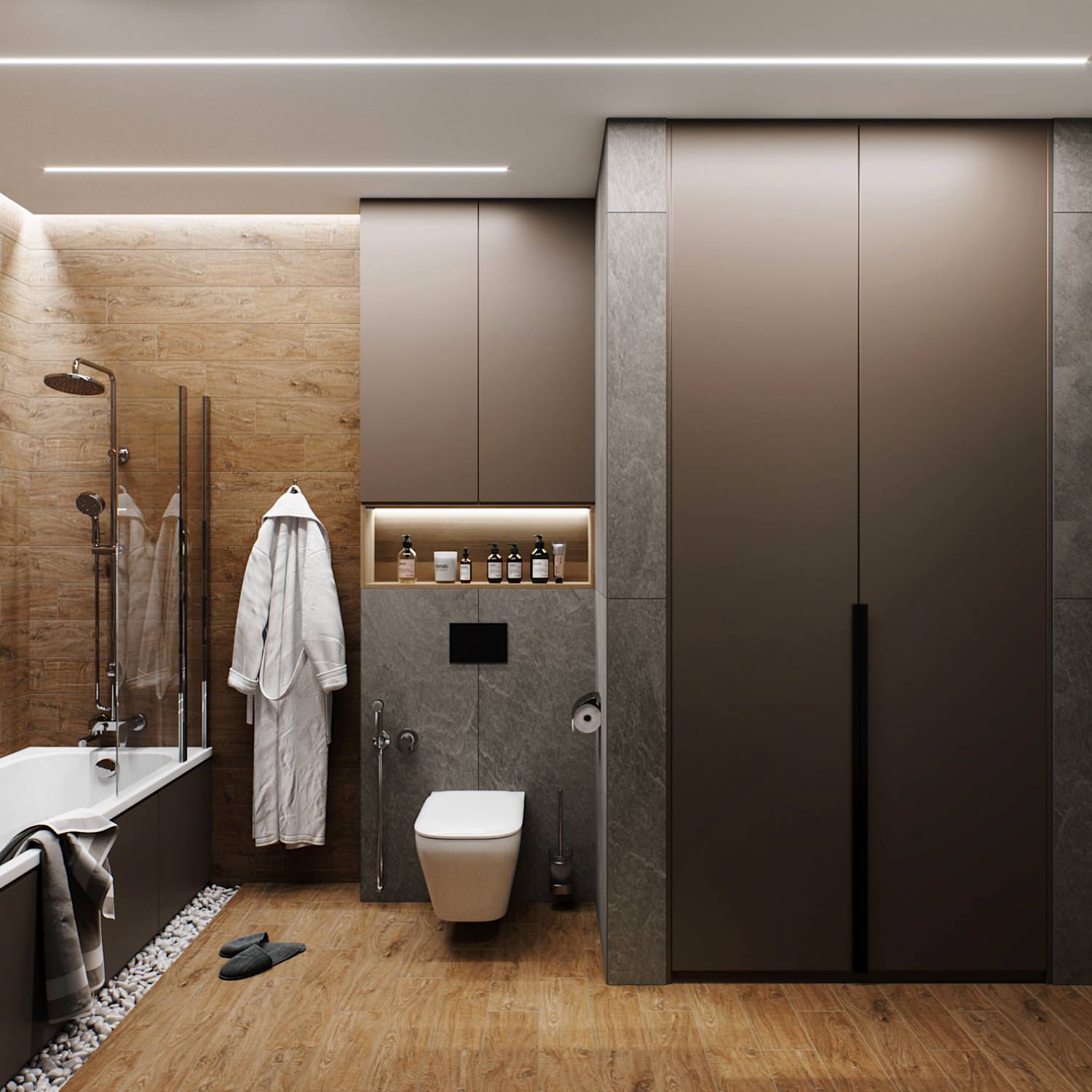 Проект квартиры 63,7кв.м. для молодой семьи