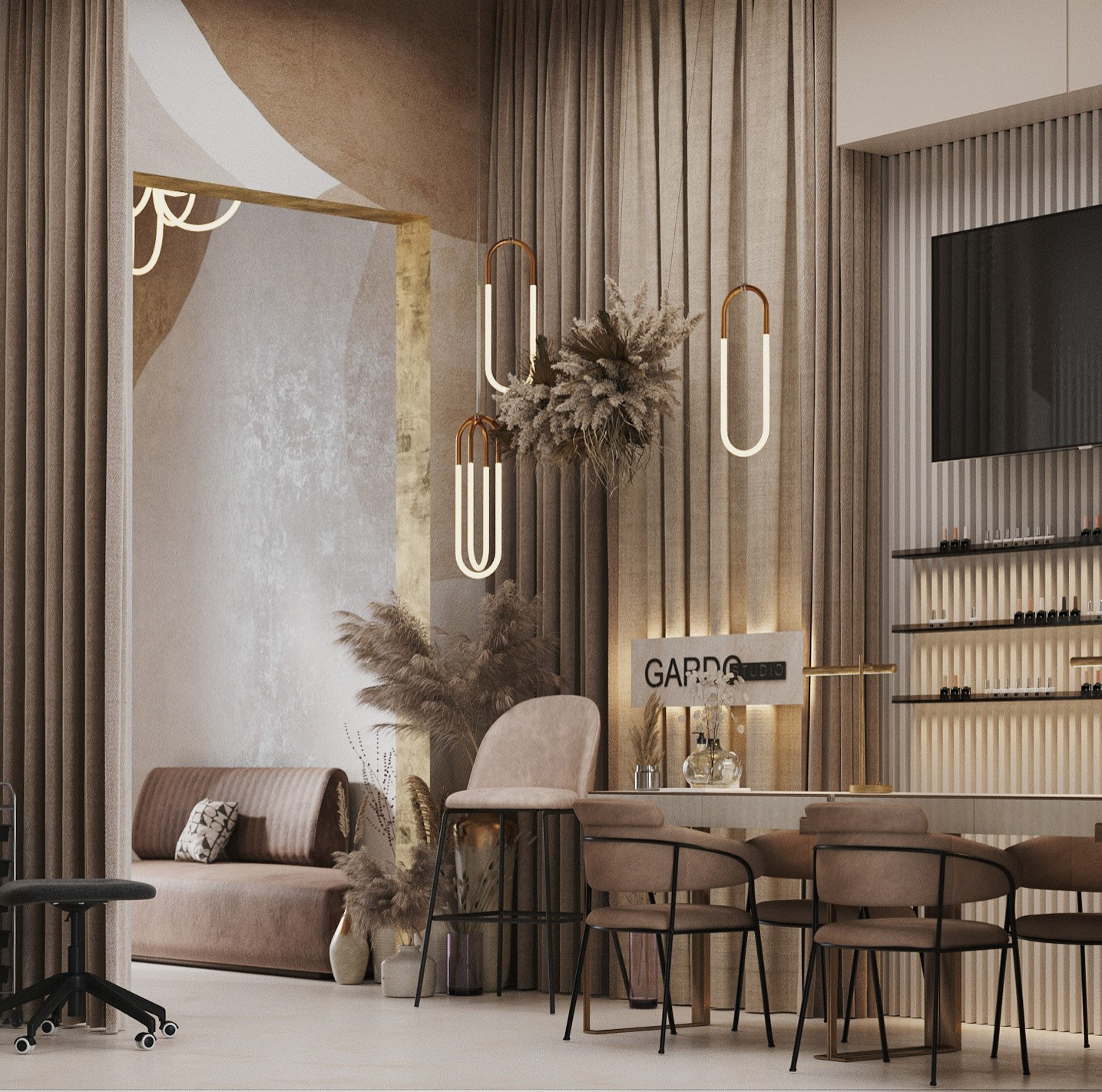 Дизайн салона красоты GARDOstudio