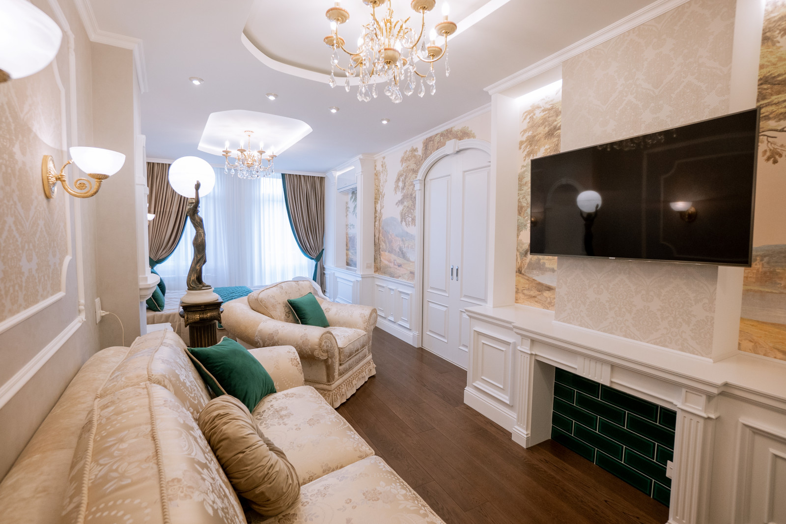 Ремонт двухкомнатной квартиры в стиле неоклассика