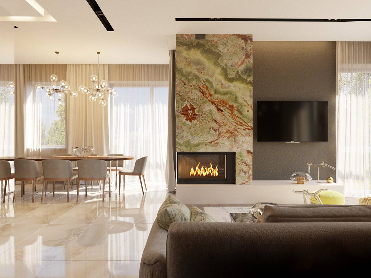 Обложка проекта: Дом в сосновом лесу