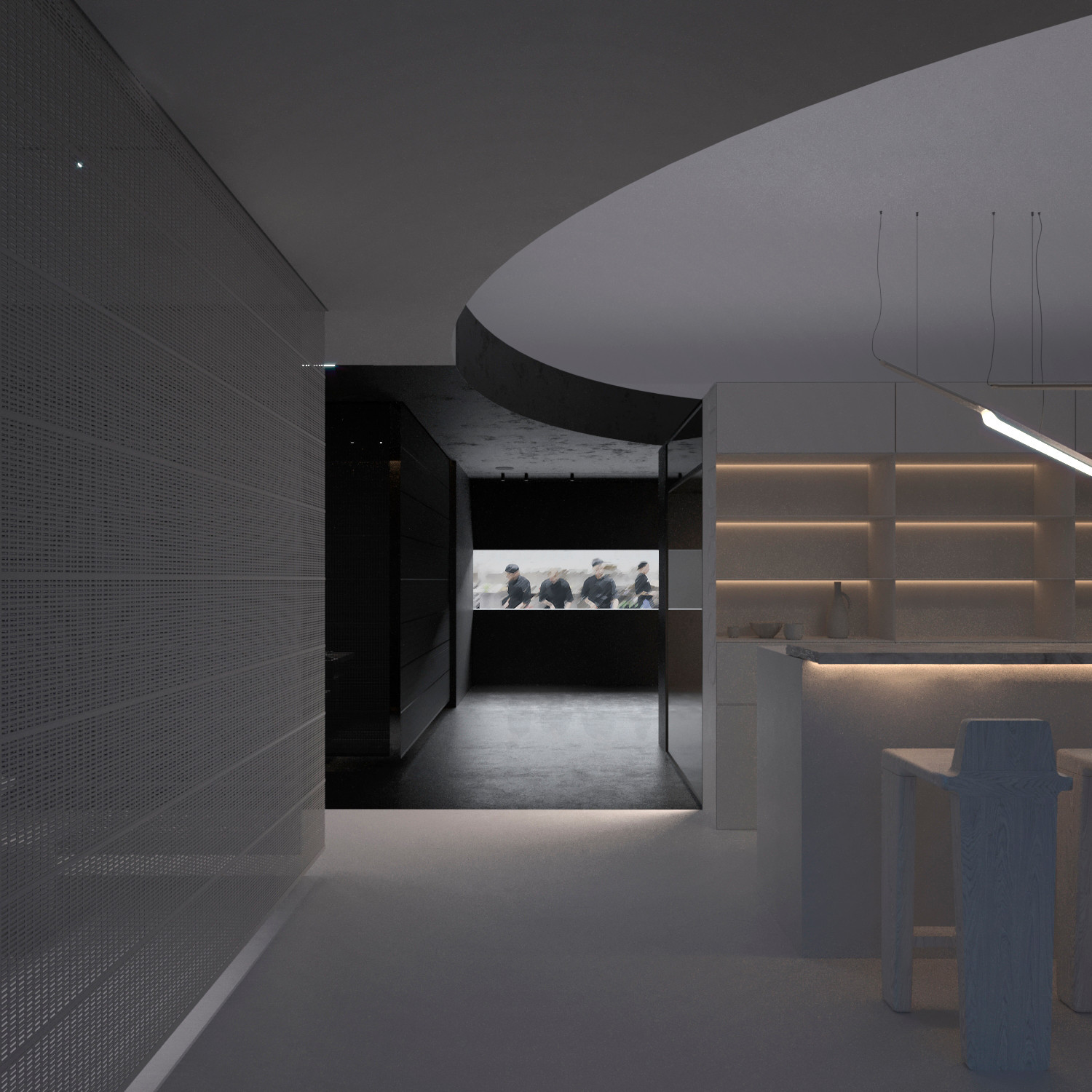 Ресторан CONTRADISTINCTION на Кутузовском проспекте в Москве.