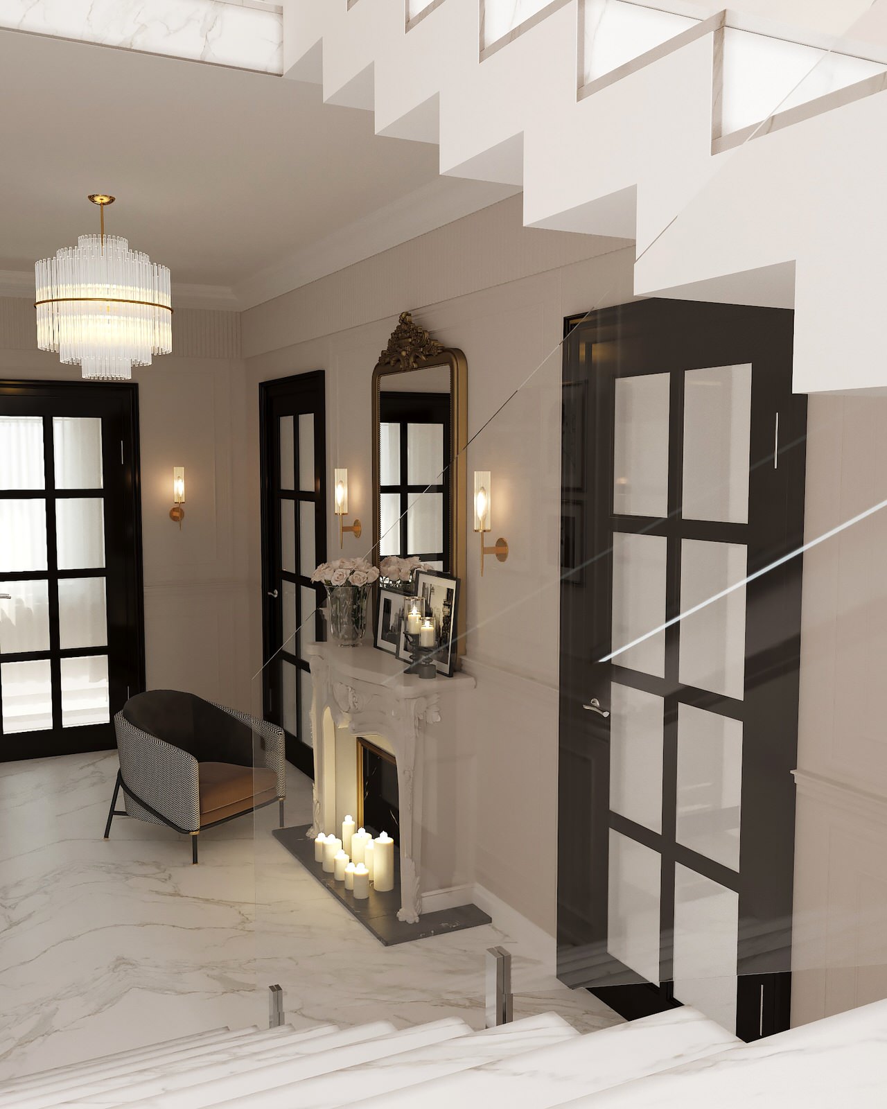 Интерьер холла в городе Нижнекамск