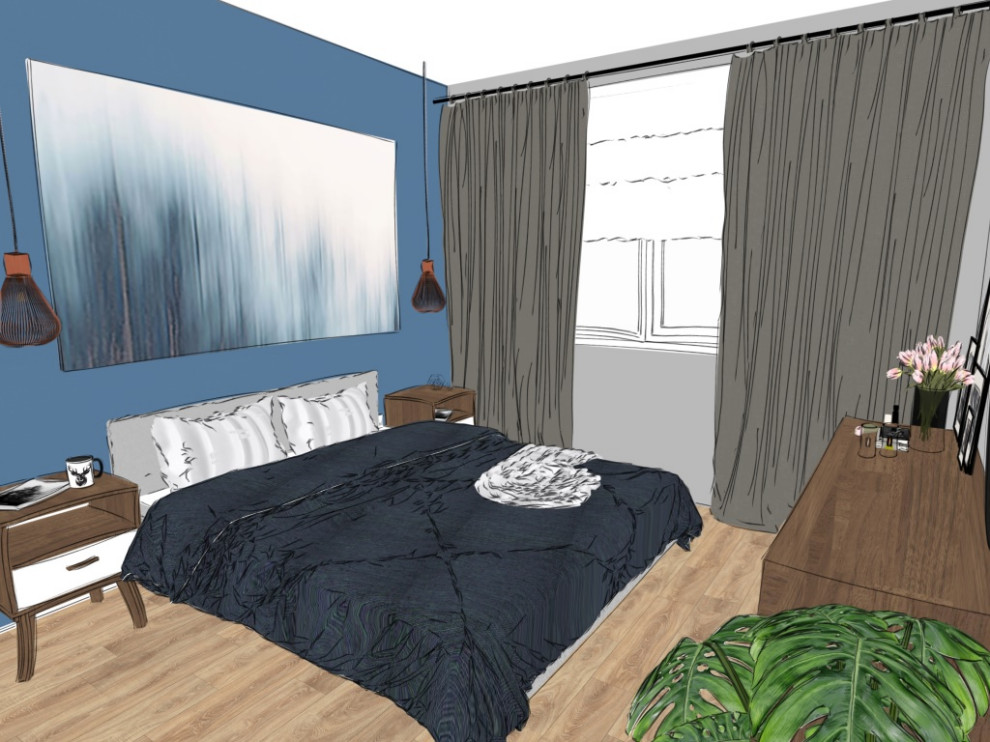 Спальня в частном доме (скетчи)