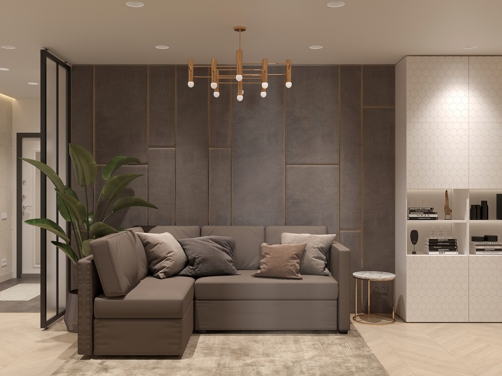 3-х комнатная квартира для семьи с двумя детьми и кабинетом