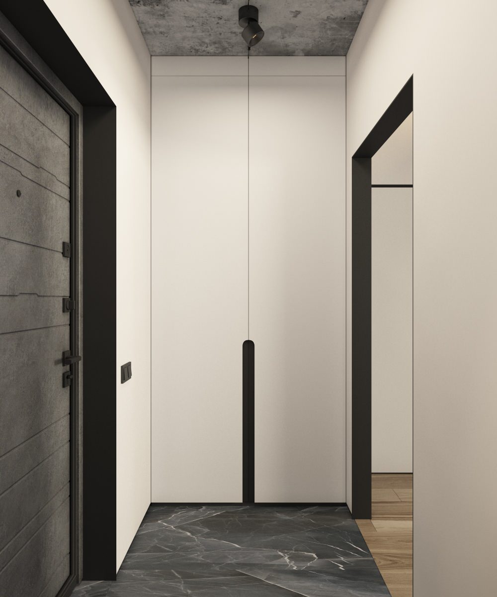 Интерьер прихожей, дизайнер Наталья Шевлякова