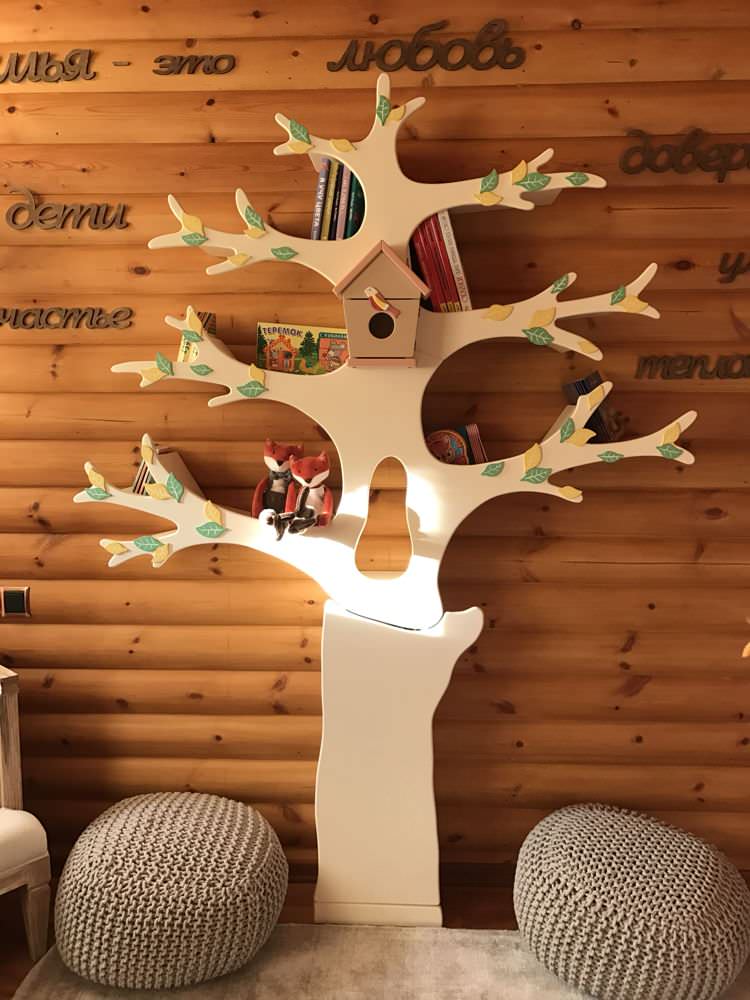 Дерево-стеллаж