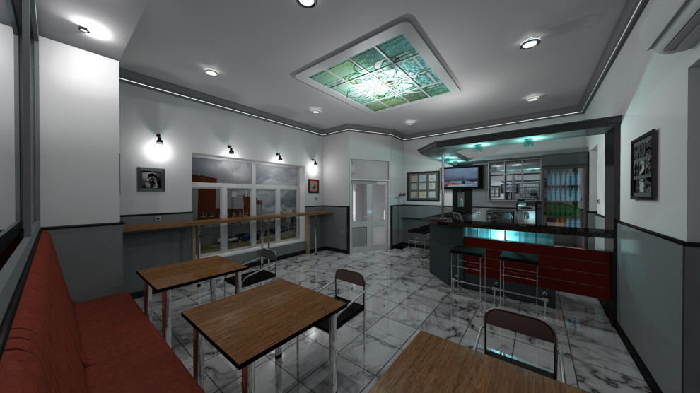 Обложка проекта: Дизайн проект кафе-бара