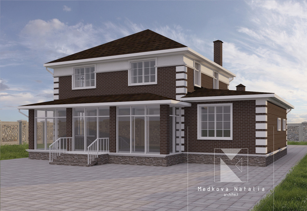 Проект двухэтажного дома