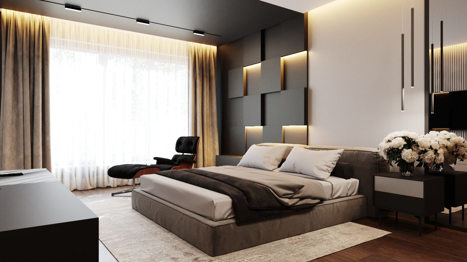 Частный дом // 2 этаж // Дизайн студия Льва Терехова