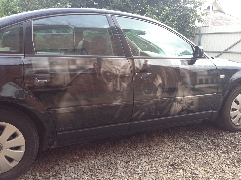 Аэрография на авто.