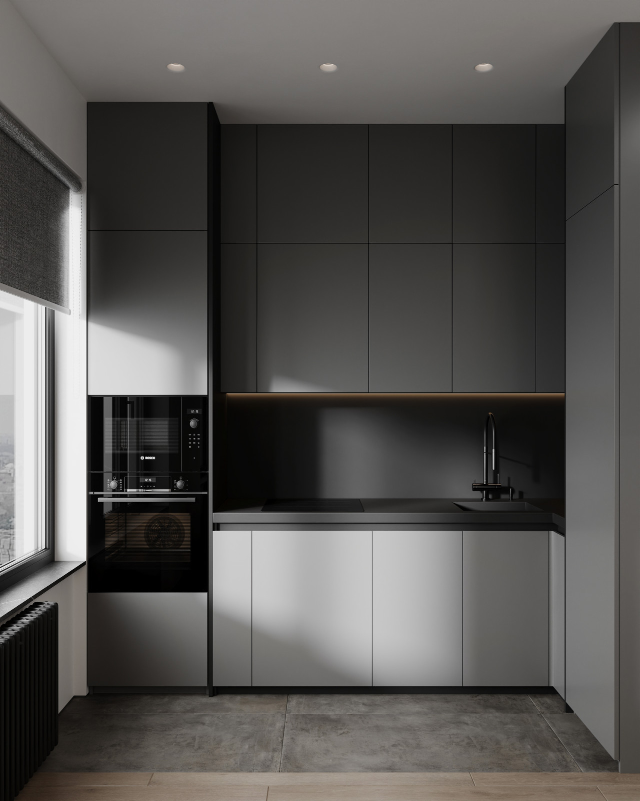 Дизайн интерьера квартиры 58 кв.м. в ЖК Level Амурская