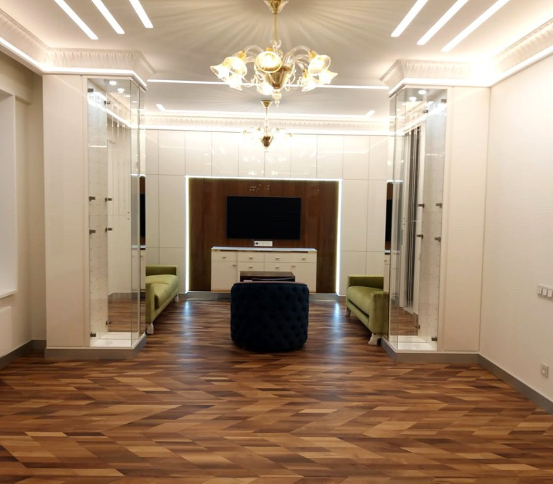 Обложка проекта: Частная жилая квартира в МФК Царская площадь, Москва.