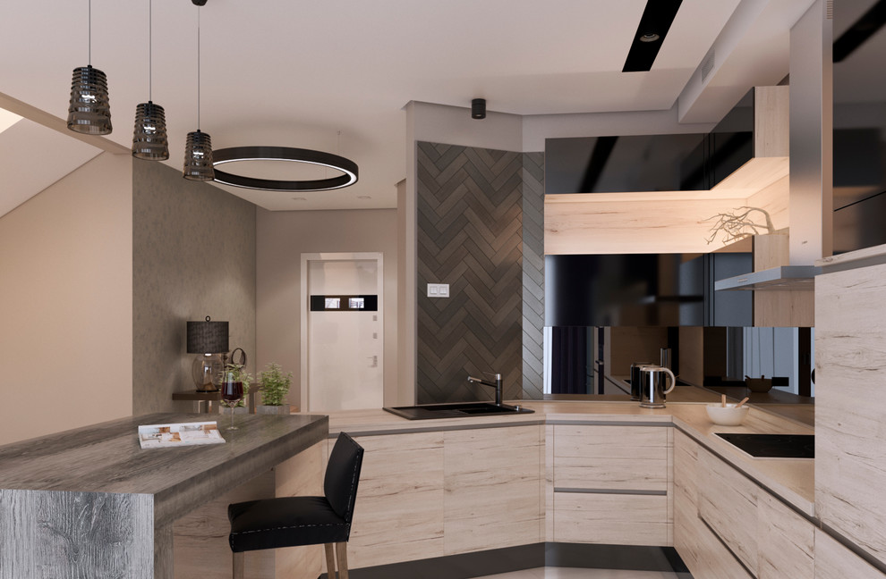 Обложка проекта: Дизайн-проект дома площадью 185м² в г. Москва для семьи из трех человек.