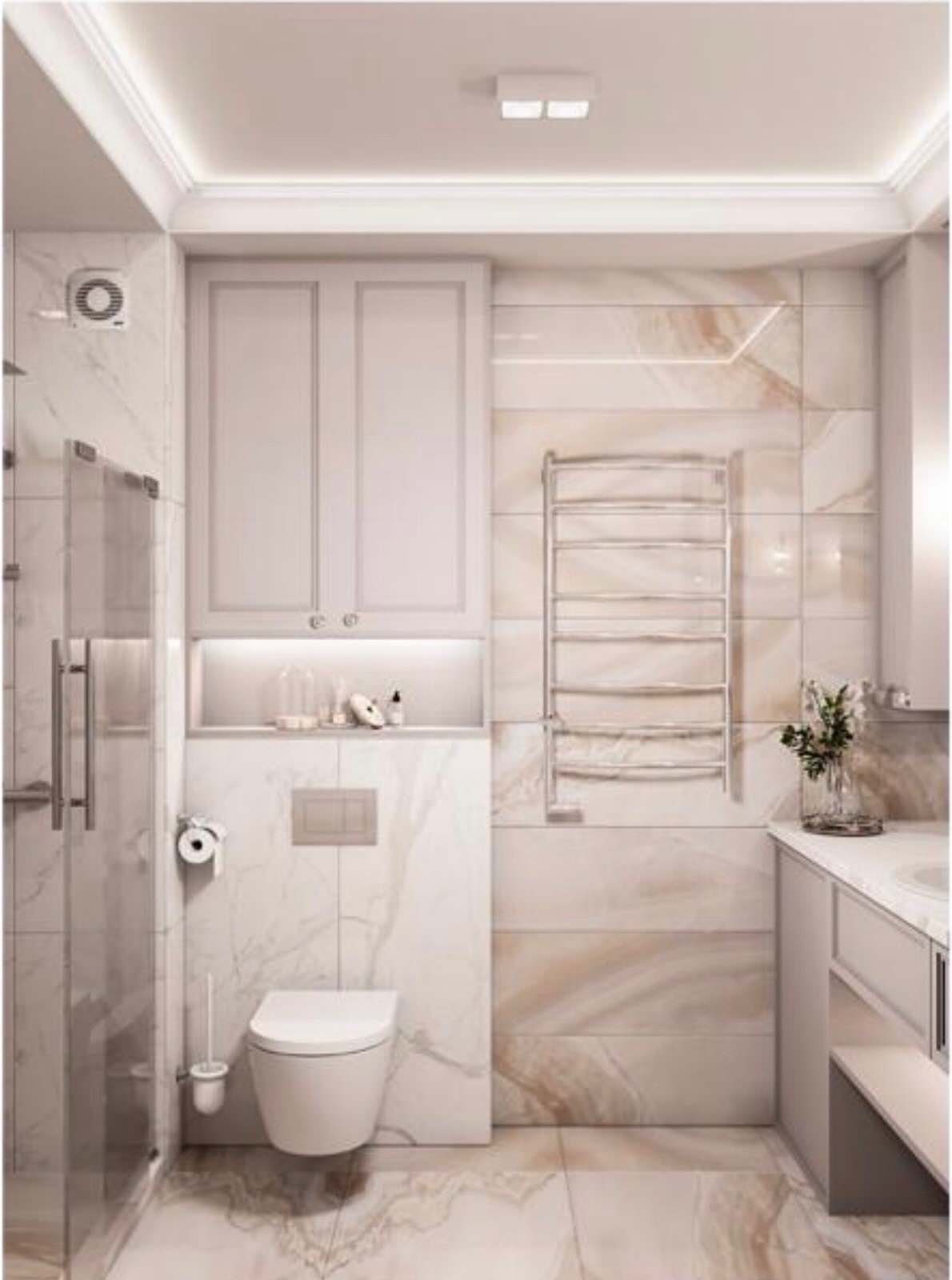 Обложка проекта: Дизайн проект душевой