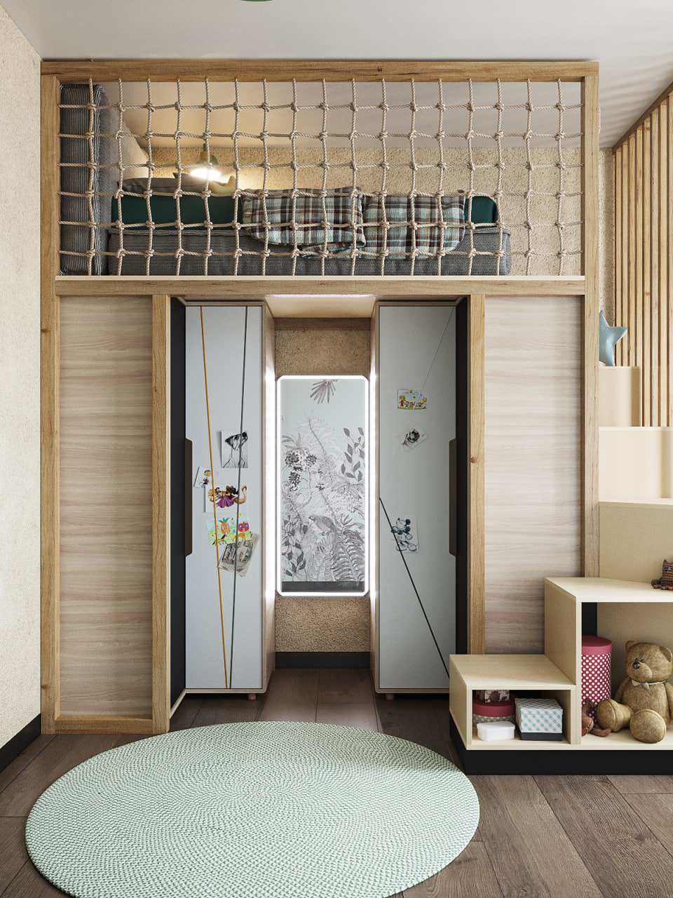 Прилофтованная четырехкомнатная квартира из трёшки в ЖК КОКОС