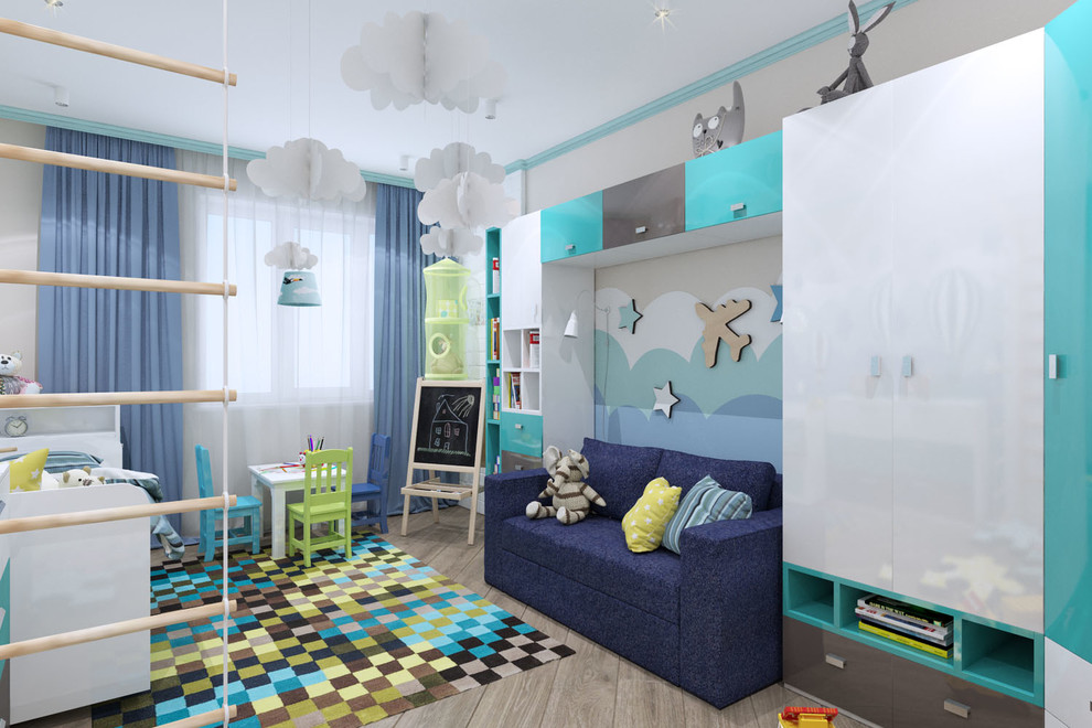 Обложка проекта: Детская с воздушными шарами для мальчика, г.Тула, ул.Маргелова